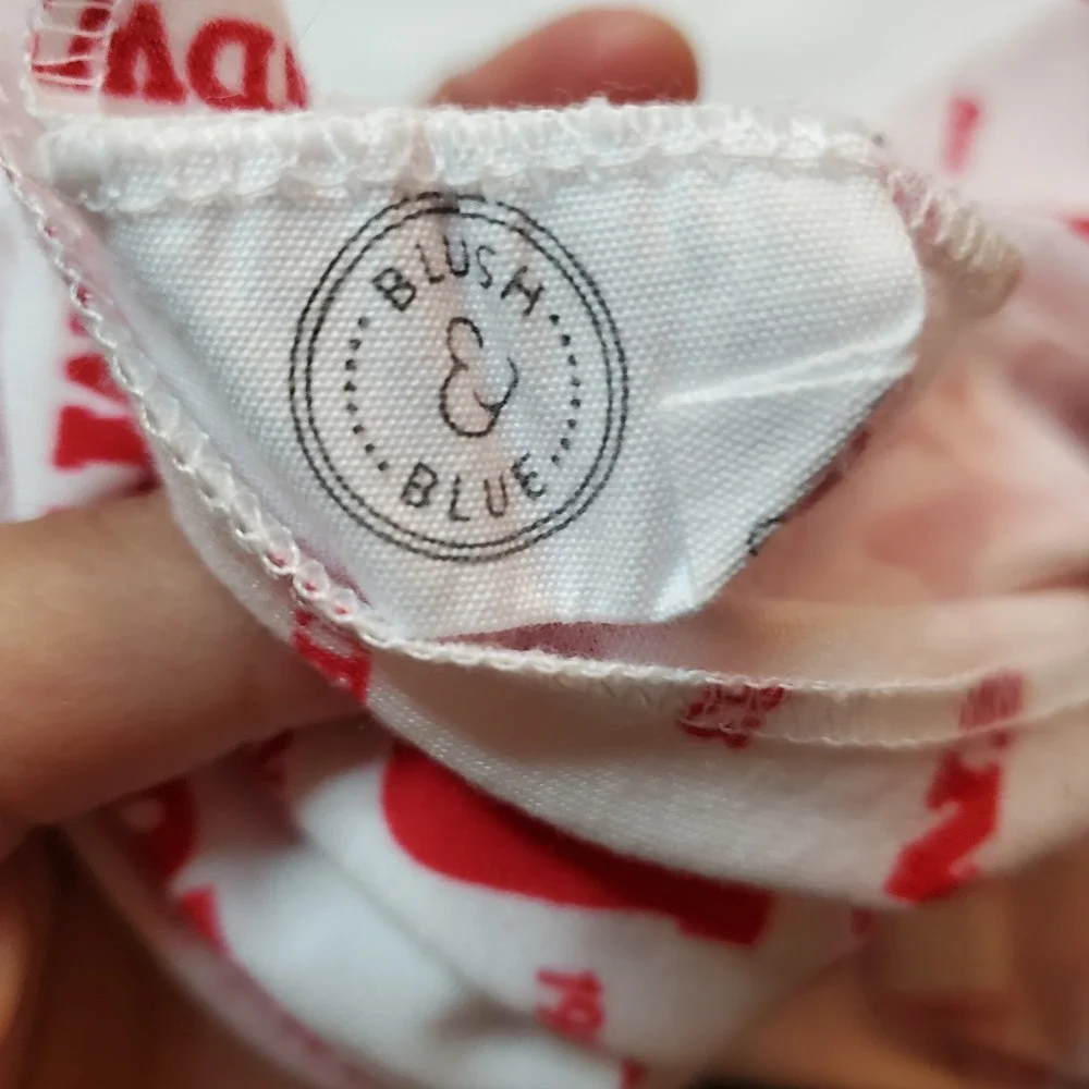 Jimmy Johns Baby Recieving Blanket Blush And‎ Blue